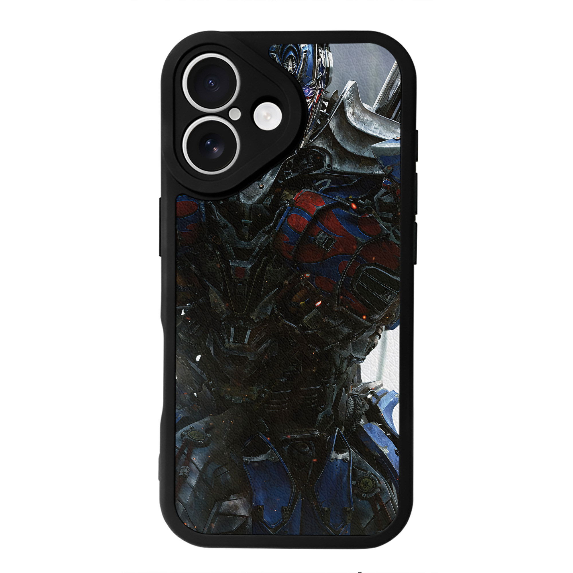 （画像用） Transformers トランスフォーマー 【iPhone 16シリーズ対応】シリコンスマホケース（レザー調） 材質：シリコン